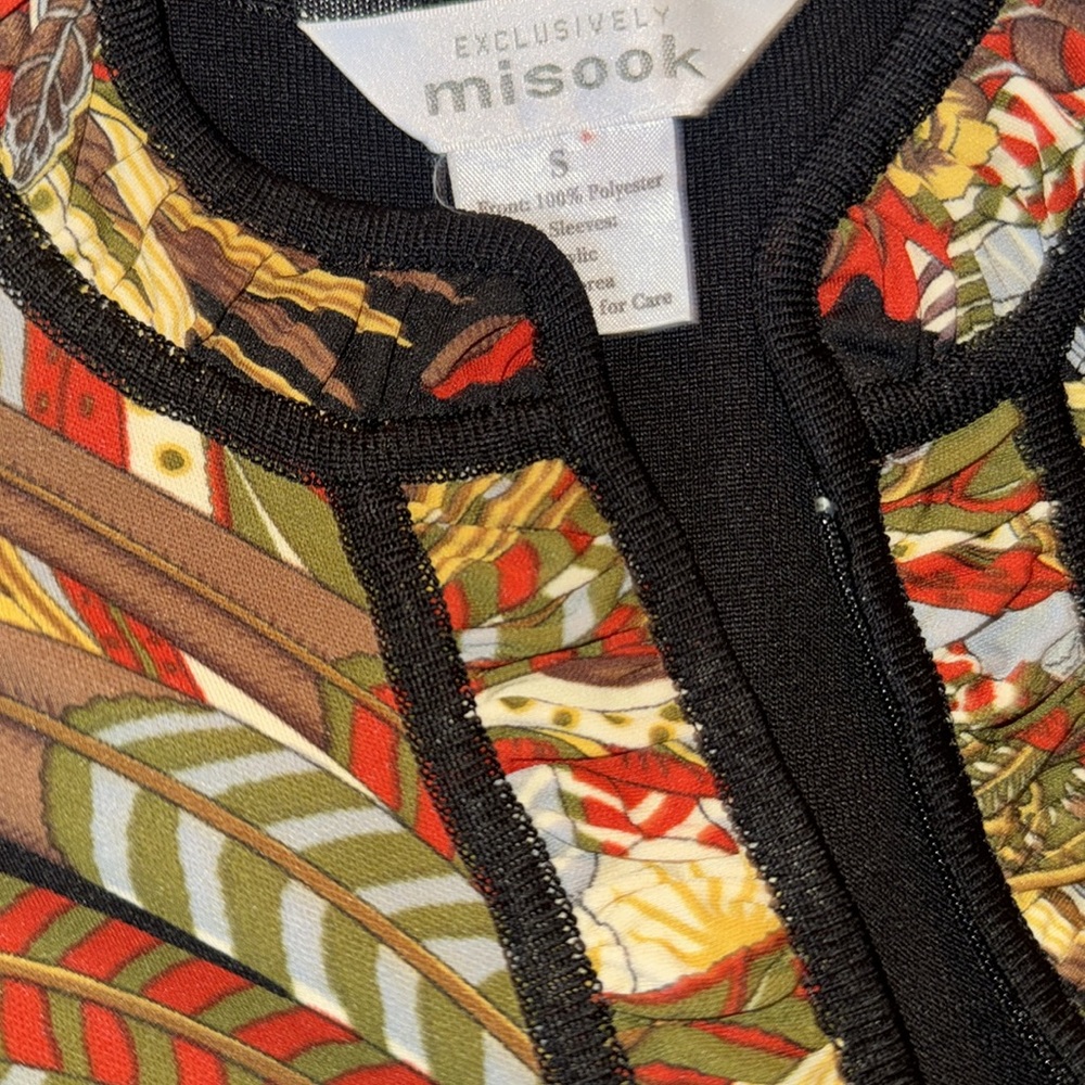 Colorful Misook Zipper Jacket - Picture 8 of 10